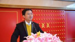 威旗科技董事長(zhǎng)賴華生新三板掛致詞