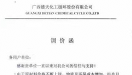 德天銳鈦型鈦白粉價格上調(diào)600元/噸