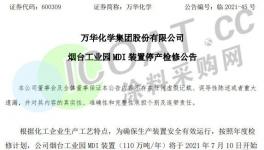 又要停！科思創(chuàng)、巴斯夫、亨斯邁、陶氏停車！