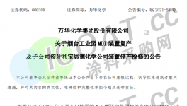 “斷貨了”！萬華、陶氏、巴斯夫等幾十家化工企業(yè)停產(chǎn)！