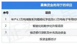 募資超12億！化工“小巨人”沖刺IPO！