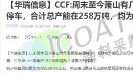 供應緊張！減產(chǎn)幾千萬噸！化工品掀“停產(chǎn)潮”！