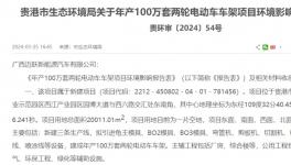 投資10000萬！年產100萬套車架項目新增噴涂線！