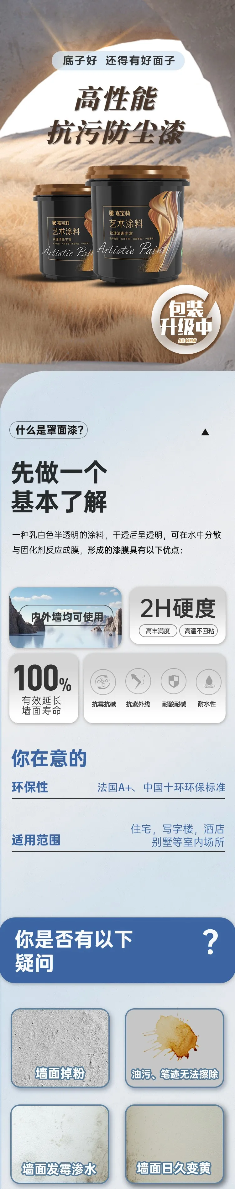 與污漬say no！嘉寶莉推出抗污防塵優(yōu)等品！