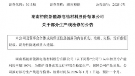 20多家化工廠集體“躺平”！磷酸鐵鋰頭部企業(yè)湖南裕能公告