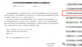 喜報(bào)！江蘇特豐新材料鈦白粉龍頭再獲殊榮！
