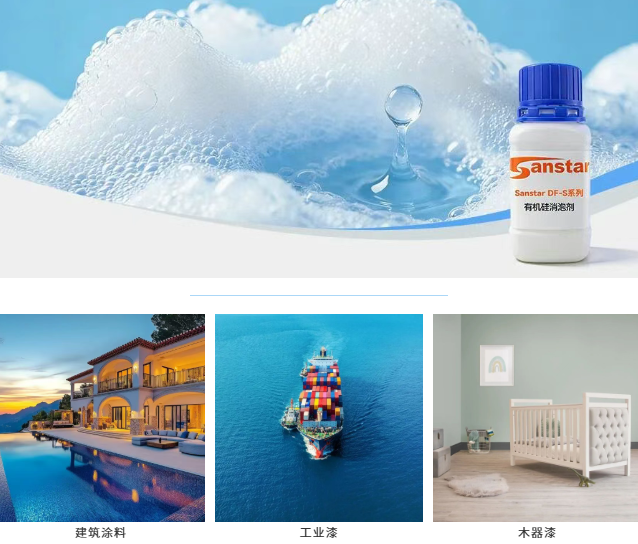生興行化學(xué)水性涂料用有機(jī)硅消泡劑——Sanstar DF-S系列