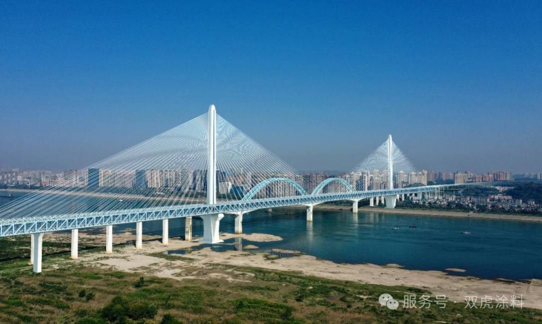 武漢雙虎涂料中標宜昌東艷路大橋1852萬項目